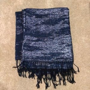 Silver Metallic Navy & Black